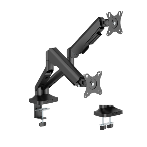 FlexPrecision Cost-Effective Mechanical Spring Dual Monitor Arm LDT94-C024E Elegance meets affordability: for monitors up to 12kg (26.4lbs). from china(chinese)