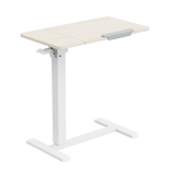 Mobile Height Adjustable Side Table with Tiltable Tabletop