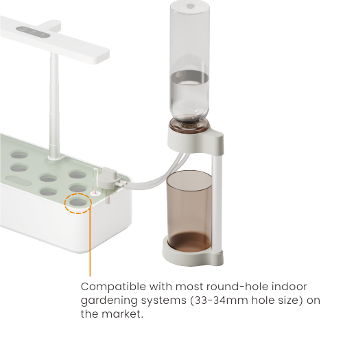 Universal Desktop Auto-Watering Systems AWS01-1C Compatible with most round-hole indoor gardening systems (33- 34mm hole size) on the market from china(chinese)