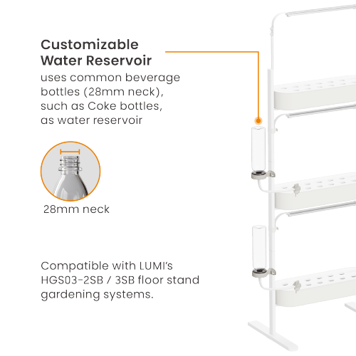 Clamp-On Auto-Watering Systems  AWS01-2H Compatible with LUMI’s HGS03-2SB/ 3SB floor stand gardening systems from china(chinese)