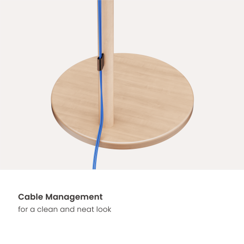 Bonhomie Wood Mobile Display Stand FS38W-11TW For most 17"-37" Displays from china(chinese)