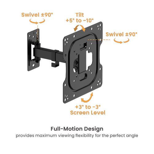 Economy Full-Motion TV Wall Mounts LPA68-221N Offers 100x200 VESA pattern to fit 43" SONY TVs from china(chinese)