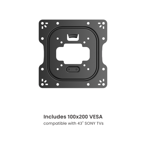 Economy Full-Motion TV Wall Mounts LPA68-221N Offers 100x200 VESA pattern to fit 43" SONY TVs from china(chinese)
