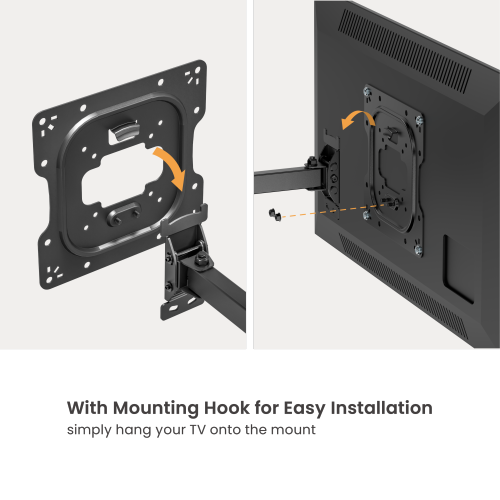 Economy Full-Motion TV Wall Mounts LPA68-223N Offers 100x200 VESA pattern to fit 43" SONY TVs from china(chinese)
