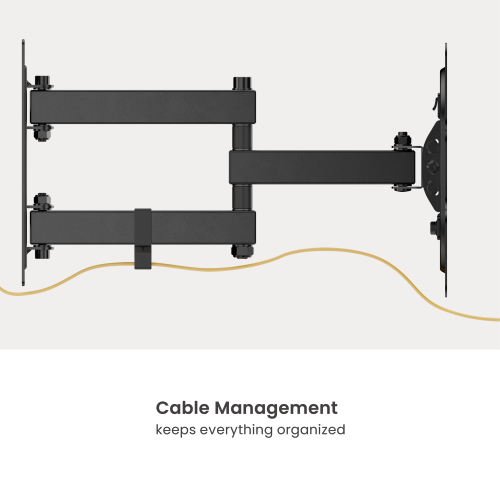 Economy Full-Motion TV Wall Mounts LPA68-223N Offers 100x200 VESA pattern to fit 43" SONY TVs from china(chinese)