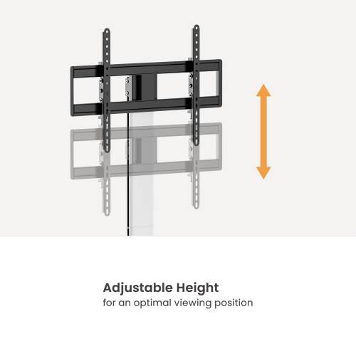 Super Slim TV Floor Stand with Storage Shelf FS49H-46TD For most 37"-86" TVs from china(chinese)