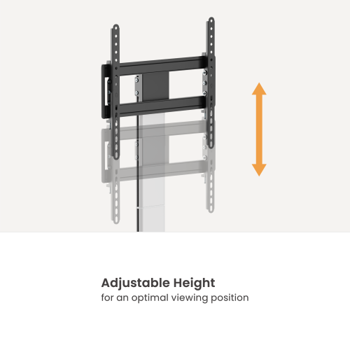 Super Slim TV Floor Stand with Storage Shelf FS49L-44TD For most 32"-75" TVs from china(chinese)