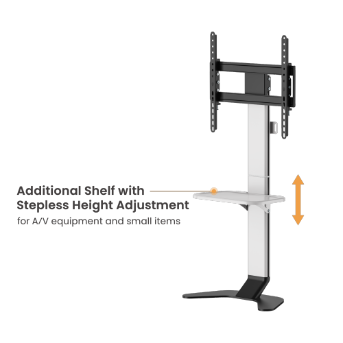 Super Slim TV Floor Stand with Storage Shelf FS49L-44TD For most 32"-75" TVs from china(chinese)