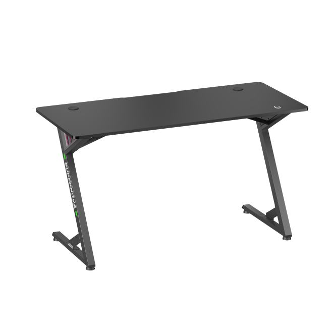 InfinityGlow Gaming Desk (Large Surface) GMD14-2 Illuminate Your Game with Dynamic Style and Stability. from china(chinese)