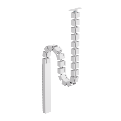 Cost-Effective Screw-Mounted Cable Management Spine with Magnetic Channel