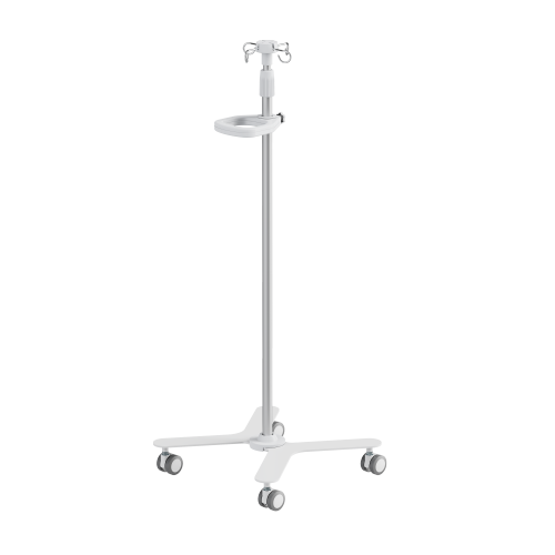 Height Adjustable IV Pole with Casters MED07-4 Suits multiple treatment situation  from china(chinese)