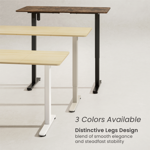 Economy Single Motor Sit-Stand Desk S16-22R-B Smooth desk legs with unchangable stability. from china(chinese)