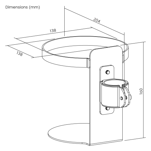Medical Wipe Holder MEA02-6 For effortless assessibility to wipes from china(chinese)