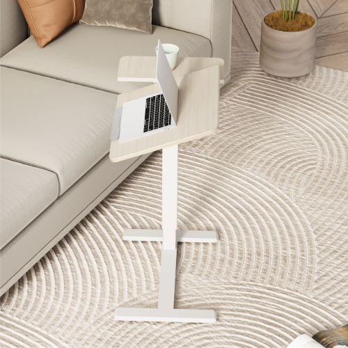 Mobile Height Adjustable Side Table with Tiltable Tabletop FMT02-03 Effortless Versatility, Seamless Comfort from china(chinese)