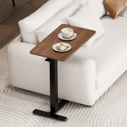 Mobile Height Adjustable Side Table