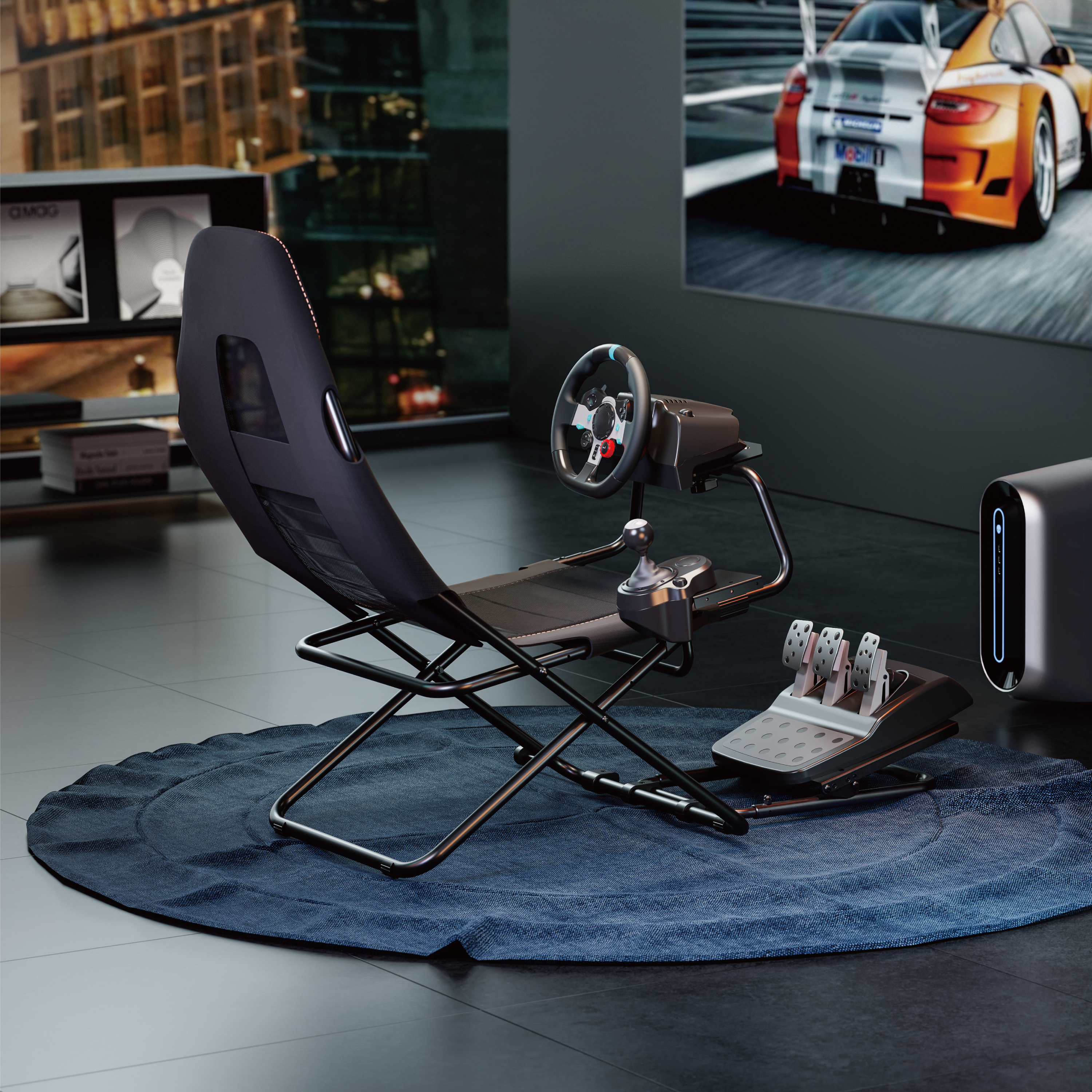 スラストマスター　T300RS レーシングプレイシート　コックピット スラストマスター T300RS レーシングプレイシート コックピット