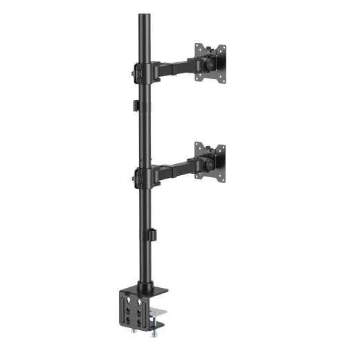 Heavy-Duty Articulating Dual Monitor Arm LDT91-C022V Stack Two 49 inch Ultrawide Screens. from china(chinese)