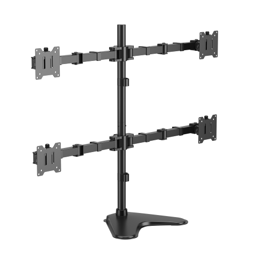 Heavy-Duty Articulating Quad Monitor Stand LDT91-T048 Hold four screens perfect for multitasking. from china(chinese)