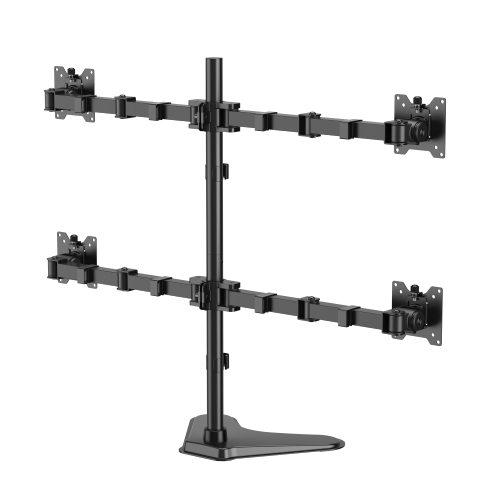 Heavy-Duty Articulating Quad Monitor Stand LDT91-T048 Hold four screens perfect for multitasking. from china(chinese)