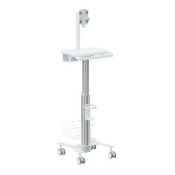 Height Adjustable Multi-Storage Modular Medical Cart with Tablet Holder