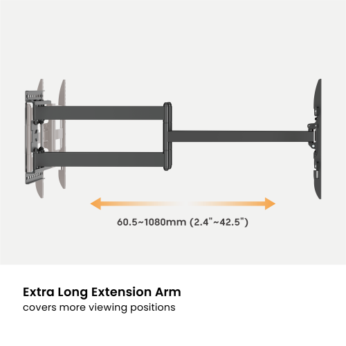 Extra Long Arm Full-Motion TV Wall Mount LPA84-486XL  for most 43"-90" TVs from china(chinese)