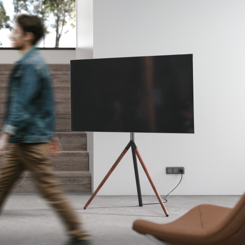 Tripod Stylish Easel Studio TV Floor Stand FS30-44F-01 Combines simplicity with elegance from china(chinese)