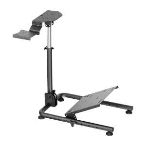 Folding Racing Simulator Wheel Stand with Gear Shifter