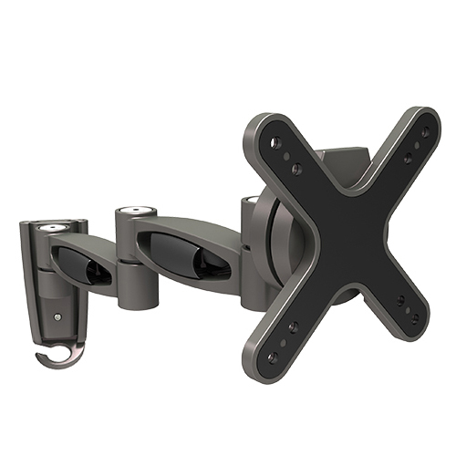 Solid Aluminum Full-motion Wall Mount LDA06-112 For most 13''-27'' LED, LCD flat panel TVs from china(chinese)