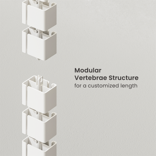 Cost-Effective Screw-Mounted Cable Management Spine CC10-16 Secure and steadfast—screw mount for reliable installation from china(chinese)