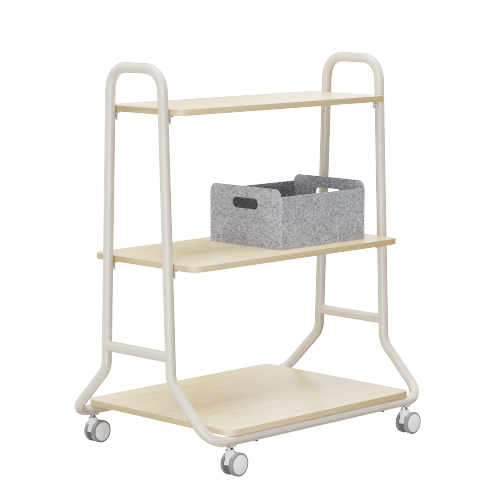 Mobile Storage Cart WB13-01 Each shelf holds up to 20 kg (44 lbs). from china(chinese)