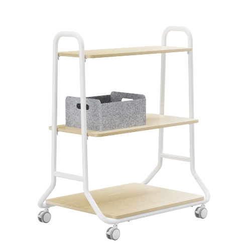Mobile Storage Cart WB13-01 Each shelf holds up to 20 kg (44 lbs). from china(chinese)