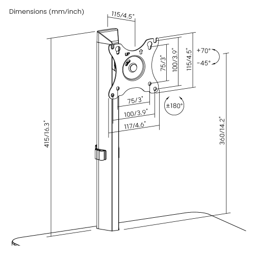 Multi-Storage Modular Medical Cart with Monitor Mount MED06-2  An advanced solution for more efficient patience care from china(chinese)