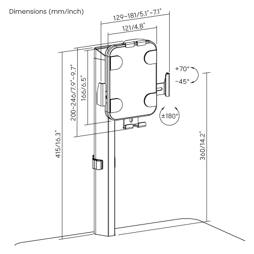 Multi-Storage Modular Medical Cart with Tablet Holder MED06-3 An advanced solution for more efficient patience care from china(chinese)