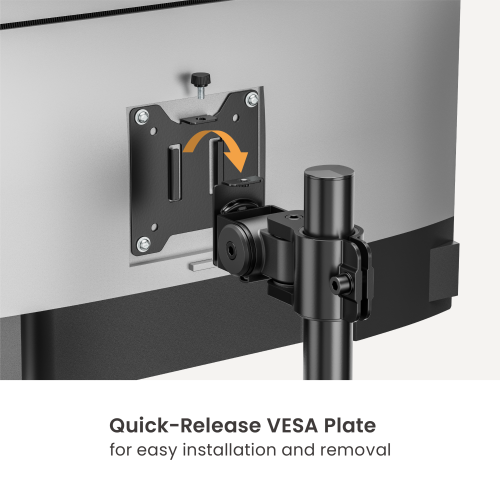 Heavy-Duty Articulating Dual Monitor Arm LDT91-C02V Stack Two 49-inch Ultrawide Screens. from china(chinese)