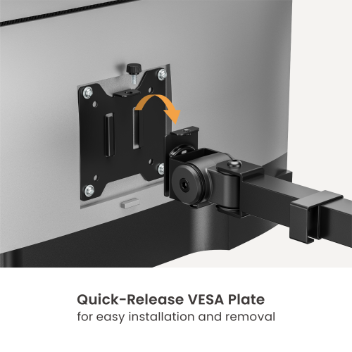 Heavy-Duty Articulating Dual Monitor Arm LDT91-C022V Stack Two 49 inch Ultrawide Screens. from china(chinese)