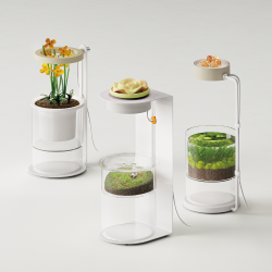 Aromatherapy Compatible Mini Indoor Gardening System