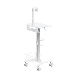 Multi-Storage Modular Medical Cart with Monitor Mount