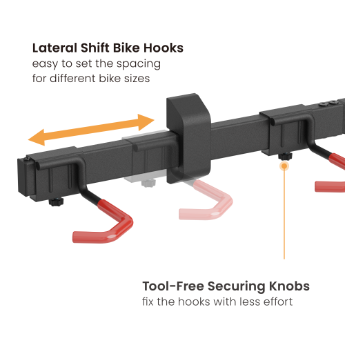 Catch-All Wall Mounted Bike Rack for 6 Bikes LBM09-06 Organize multiple bikes in one place. from china(chinese)