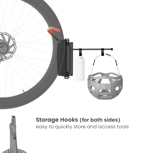 On-Wall Bike Storage Rack LBM10-01S Space Saving & Easy to Use丨Perfect for Most Bikes & E-Bikes from china(chinese)