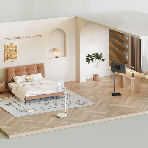 Fully-Adjustable Mobile Mechanical Spring Display Floor Stand (Max. VESA: 200x200) FS57-22TW  from china(chinese)