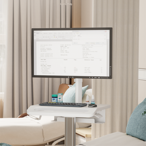Monitor Mount for Medical Carts MEA02-1 Optimizes monitor positioning for caregivers' ergonomic health from china(chinese)