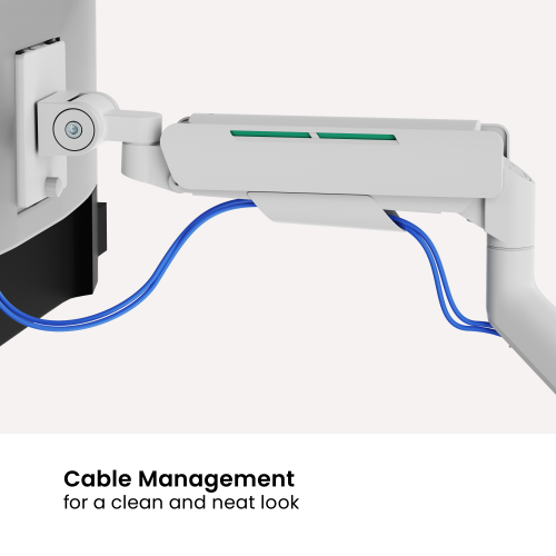 Heavy-Duty Pole-Mounted Gaming Dual Monitor Arm with USB-A and USB-C Ports LDT85-C024UCP For most 17"-49" Monitors from china(chinese)