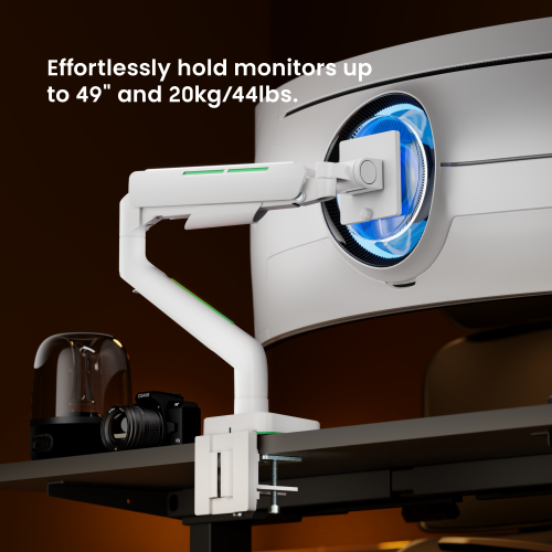 Heavy-Duty Gaming Monitor Arm LDT85-C012 For 17"-49" monitors, like the Samsung Odyssey G9 ultra-wide curved monitor from china(chinese)