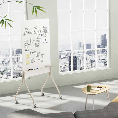 Mobile Single-Sided Whiteboard (Portrait Orientation) WB12-01 Enrich the agile work space. from china(chinese)