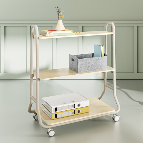 Mobile Storage Cart WB13-01 Each shelf holds up to 20 kg (44 lbs). from china(chinese)