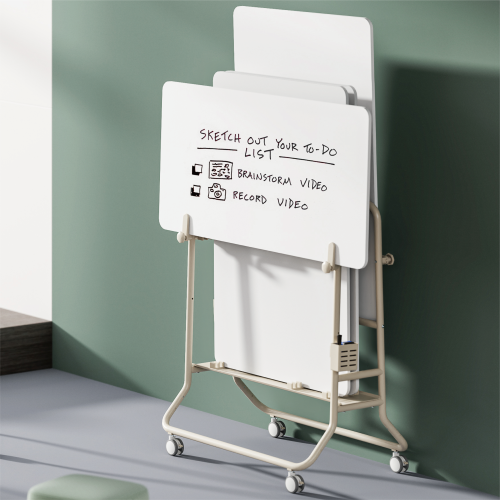 Mobile Whiteboard Storage Cart with Two Whiteboards WB13-03 Organize and display the whiteboards. from china(chinese)