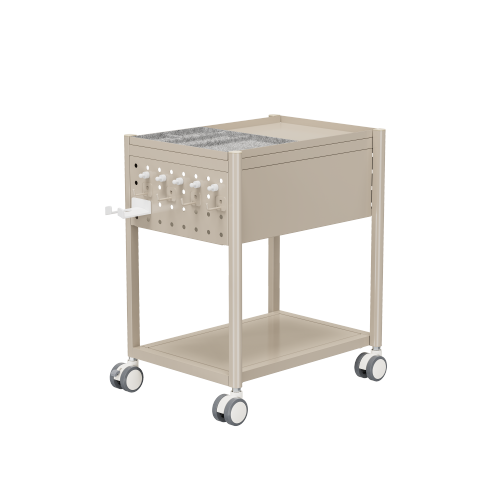 Standard Mobile Storage Cabinet with Pegboard MCT02-01 Storage that moves with you. from china(chinese)