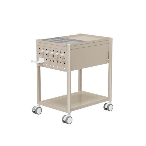 Standard Mobile Storage Cabinet with Pegboard MCT02-02 Storage that moves with you. from china(chinese)