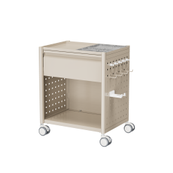 Standard Mobile Storage Cabinet with Pegboard