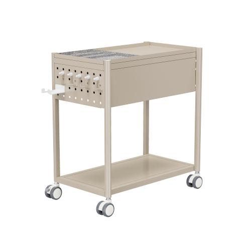 Large Mobile Storage Cabinet with Pegboard MCT03-02 Storage that moves with you. from china(chinese)